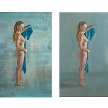 Mi proyecto del curso: Pintura figurativa realista con acrílico y óleo. Un proyecto de Pintura acrílica, Dibujo anatómico, Bellas Artes, Pintura al óleo y Dibujo realista de Salvador Jiménez Ruiz - 06.10.2024