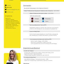 Mi CV . Un projet de Conception éditoriale , et Design graphique de Alicia Romero - 06.10.2024