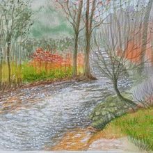Mi proyecto del curso: Pintura de paisajes realistas con acuarela Ein Projekt aus dem Bereich Naturalistische Illustration, Malerei, Skizzenentwurf, Aquarellmalerei und Bildende Künste von Angeles - 06.10.2024