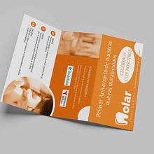 Tríptico para clínica dental.. Graphic Design project by Alicia Romero - 10.06.2024