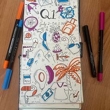 Journal Page inspired by Doodling and Hand-Lettering. Un progetto di Illustrazione tradizionale e Lettering di suzcshaw - 06.10.2024