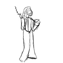 Mi proyecto del curso: Sketchbook: Creación de personajes a partir de personas. Character Design, Drawing, Figure Drawing, and Sketching project by Andrea Novillo - 10.07.2024