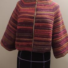 Mi proyecto del curso: Top-down: prendas a crochet de una sola pieza. Un progetto di Uncinetto, Fashion design, DIY, Fiber Art e Textile Design di Lina Rojas Camargo - 07.10.2024