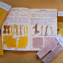 Mi proyecto del curso: Teñido textil con pigmentos naturales. Textile D, and eing project by Mireia - 10.07.2024
