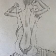 Dibujo de la figura humana en poses expresivas - Alexander Steenhorst - Camila Brenes. Traditional illustration, and Figure Drawing project by Cami - 10.06.2024