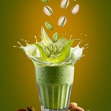 Fotografía de Producto Lassi de Pistacho. Un progetto di Design, Pubblicità, Fotografia, Postproduzione fotografica, Fotografia di prodotti e Fotografia pubblicitaria di Fernando López Cea - 08.10.2024