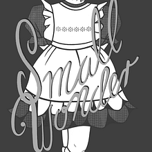  "SMALL WONDER" (Serie Retro 1). Digital Illustration, Lettering, and TV project by Vanessa Velasquez - 10.09.2024