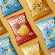 Natlifs - organic potato chips. Character Design, Packaging, Br, ing & Identit project by Andrzej Filipiak - 09.22.2024