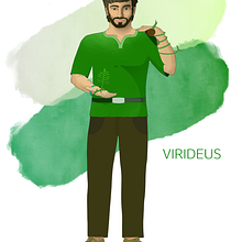 Virideus. Un progetto di Character design, Arte concettuale, Illustrazione digitale, Disegno digitale, Pittura digitale e Illustrazione tradizionale di Pasit Manatphienlert - 11.10.2024