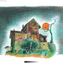 Halloween illustration. Traditional illustration project by Eszter Grósz - 10.12.2024