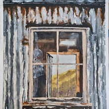 VENTANA VIEJA REFUGIO DE MONTAÑA. Watercolor Painting, Fine Arts, Traditional illustration, and Painting project by Daniel - 10.13.2024