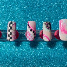 My project for course: Introduction to Nail Art. Decorative Painting, Design, Traditional illustration, Painting, and Pattern Design project by Faith Shaw - 04.05.2024