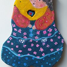 Mon projet du cours : Papier mâché pour débutants : sculptez un personnage coloré. Projekt z dziedziny Projektowanie postaci, Trad, c, jna ilustracja i Ilustracje dla dzieci użytkownika Brigitte Attia - 13.10.2024
