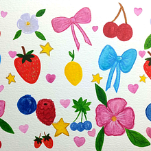 Mi proyecto del curso: Estampados florales en acuarela con colores vibrantes. Traditional illustration, Botanical Illustration, Pattern Design, and Watercolor Painting project by Angélica Isaza - 10.14.2024