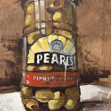 Paintings done in gouache and acrylic paint. Painting project by Kristine Cobb - 10.14.2024