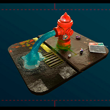 Boca de agua. Un progetto di 3D di Frigga Gallardo - 01.01.2024