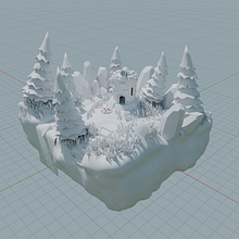 Diorama medieval. Un progetto di 3D e Progettazione di giochi di Frigga Gallardo - 14.10.2024
