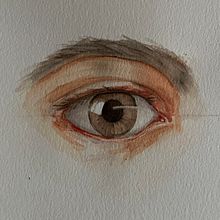My project for course: Watercolor Portraits: Capture a Model's Personality. Fine Arts, Portrait Drawing, Painting, and Watercolor Painting project by bibigeleucht - 10.14.2024