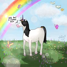 Ripotober dia1: Unicorn . Digital Illustration project by Laia Santiago Raja - 10.01.2024