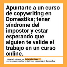 Mi proyecto del curso: Copywriting para copywriters. Advertising, Communication, Cop, writing, Stor, and telling project by sofiasalasabad - 10.15.2024
