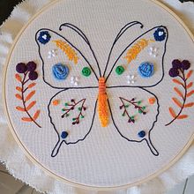 Meu projeto do curso: Design de padrões de bordado. Un progetto di Design, DIY, Ricamo, Fiber Art e Textile Design di giselle nascimento - 15.10.2024