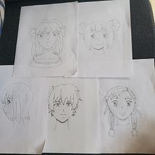 My first time ever drawing and I think I did good. Projekt z dziedziny Projektowanie postaci, Trad, c, jna ilustracja, Komiks i Manga użytkownika Marsha Richards - 15.10.2024