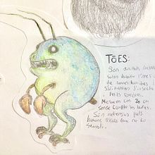 TEG - Animal fantàstic (+ apunts) . Ilustrasi tradisional proyek oleh Laia Santiago Raja - 10.16.2024