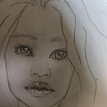 Mon projet du cours : Carnet de portraits : explorez le visage humain. Drawing, Sketchbook, Sketching, Artistic Drawing, and Portrait Drawing project by Celine Wascheul - 10.16.2024