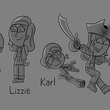 Storyboard practice: Karl & Lizzie. Projekt z dziedziny Animowana Ilustracja,  Animacja, Ilustracja c, frowa,  R, sunek, Trad, c, jna ilustracja,  Motion graphics, Stor, board, Animacja postaci, R i sunek anatomiczn użytkownika Federico Ragonesi - 16.10.2024