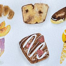 My project for course:  Flavorful Food Illustration with Watercolor. Un progetto di Belle arti, Illustrazione tradizionale, Pittura e Pittura ad acquerello di Ira - 16.10.2024