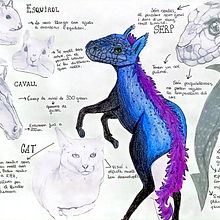 Animal fantàstic TEG. Un progetto di Collage, Creatività, Disegno a matita e Disegno con matite colorate di lagelabertt - 17.10.2024