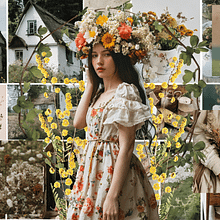 Mi proyecto del curso: Tocado floral: crea tu complemento de flores. Projekt z dziedziny Projektowanie dodatków, Projektowanie mod, DIY, Kompoz i cje kwiatowe i botaniczne użytkownika Iris Storni - 17.10.2024