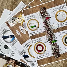 Creating table settings in Procreate . Food St, ling, Interior Decoration, and Design project by Alla Krasnykh - 10.16.2024