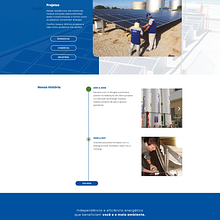 Pagina Web Energia Zero Brasil. UX / UI project by Roneylton - 10.17.2024