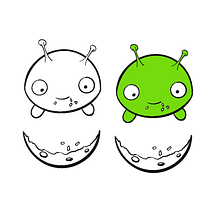 Projeto do Curso Procreate para iniciantes: aprenda ilustração digital do zero. Digital Illustration, and 2D Animation project by Vitória Estrela - 05.05.2023