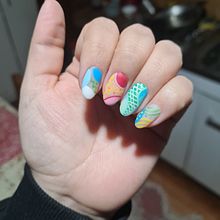Mi proyecto del curso: Introducción al nail art. Decorative Painting, Design, Traditional illustration, Painting, and Pattern Design project by tammygallardo96 - 11.08.2024
