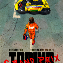 POSTERS FOR THE ITALIAN RENTAL KARTING CHAMPIONSHIP "CAMPIONATO DIMENTICATO". Un progetto di Design di poster , Illustrazione digitale e Eventi di Lou Cresti - 18.10.2024