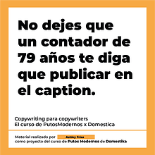 Mi proyecto del curso: Copywriting para copywriters . % Ashley Frias de Jesus tarafından hazırlanan Reklamcılık, Metin yazarlığı, Hikaye anlatımı, Ve İletişim projesi - 10.13.2024
