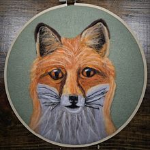 My project for course: Needle Felting: Paint Portraits with Wool. Arts, Crafts, Fiber Arts, Naturalistic Illustration, Needle Felting, and Textile Design project by Laura Viola - 10.19.2024
