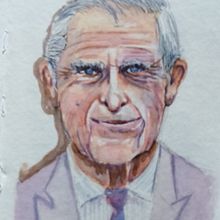 My project for course: Watercolor Portrait Sketchbook. Portrait Drawing, Painting, Watercolor Painting, and Sketchbook project by y7dfcnx8rv - 10.19.2024