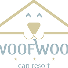 Logo de un resort exclusivo canino (ficticio). Design project by Naebi Obi - 10.20.2024
