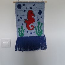 Mi proyecto del curso: Intarsia crochet: teje tus propios tapices. Decoration, DIY, Fiber Arts, Crochet, Fashion Design, and Textile Design project by cande_m - 10.20.2024