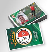 Diseño y realización de cromos para niños de Fútbol Base. Graphic Design project by Eva Serna - 11.01.2023