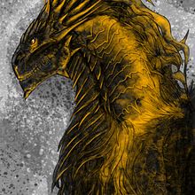 Dragon from ,,Damsel'' movie (program: Krita). Digital Drawing, Film, Video, and TV project by Madison MadieAD - 04.10.2024