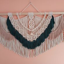 Mi proyecto del curso: Introducción al tapiz de macramé. Arts, Crafts, Accessor, Design, Macramé, Fiber Arts, and Textile Design project by Luz Mariana Sánchez Santiago - 07.21.2024