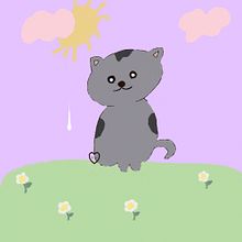 Mi gatito feliz. Een project van Karakteranimatie van Desiree Iglesias ruiz - 22.10.2024