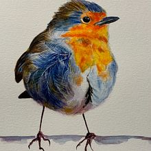 Robinbird. Un proyecto de Pintura a la acuarela de Alessandra Roncagliolo - 22.10.2024