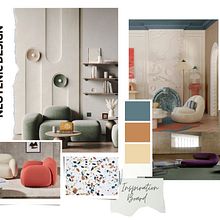 Neotenic design for course: Materials for Interior Design. Projekt z dziedziny Architektura wnętrz,  Dekoracja wnętrz, Projektowanie powierzchni h, low, ch, Projektowanie wnętrz, Dekoracja wnętrz i Projektowanie przestrzeni użytkownika enacarolinebarcia - 22.10.2024