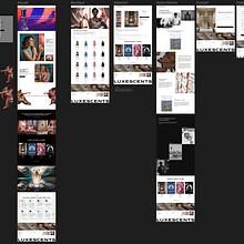 Luxescents. Web Design, Design, UX / UI & Interactive Design project by Benjamin Nziengui - 08.01.2024