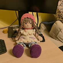 My project for course: Design and Crochet Romantic-Style Amigurumi. Amigurumi, Arts, Crafts, Crochet, Textile Design, To, and Design project by Andreea - 10.21.2024